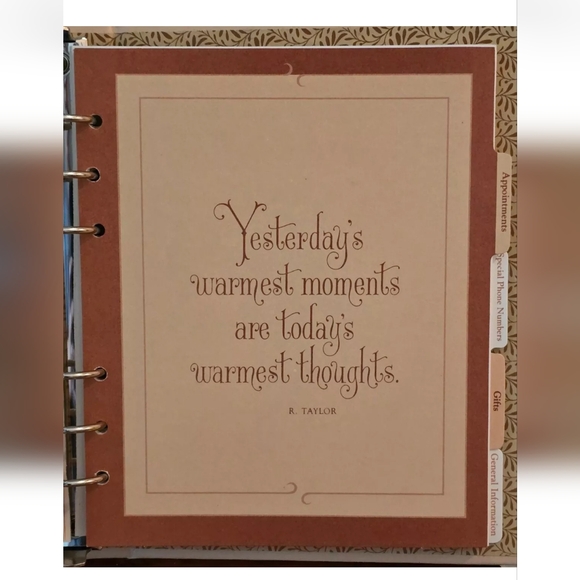 Vintage 1983 Hallmark Birds  Phone/Address Book with Calendar - Picture 12 of 16